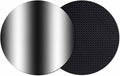 Ombre Black Coasters Set of 2, Modern Minimalist Geometric Gradient Color by PIEPLE