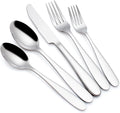 Silverware Set, CITESANA 20-Piece Heavy Duty Mirror Polished Stainless Steel Flatware Set Cutlery Set Flatware Service for 4