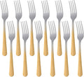 12 Pieces Dinner Fork, Stainless Steel Silverware Forks, 7.1 Inches Metal Fork by KitchenDining