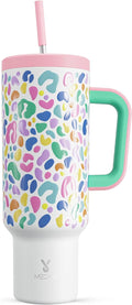 Meoky 50 oz Tumbler with Handle, Tumbler with Lid and Straw, Insulated by MEOKY