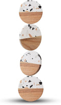 Drink Acacia Wood-Marble Coasters Set of 4, Cup Coaster by Unknown