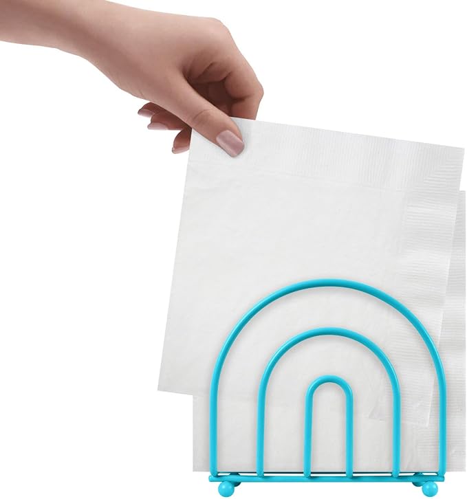 Blue Donuts Turquoise Arc Collection Napkin Holder – Napkin Holders - Image 5