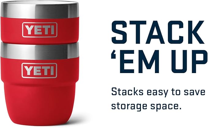 YETI Rambler 4 oz Stackable Cup, Stainless Steel, Vacuum Insulated - Image 5