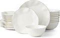 Lenox Blue Bay White Porcelain 24-Piece Dinnerware Set by Lenox