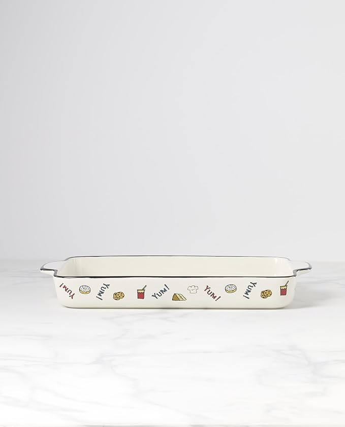 Lenox Chef Snoopy Stoneware Rectangular Baking Dish | Durable everyday use | 13 - Image 3