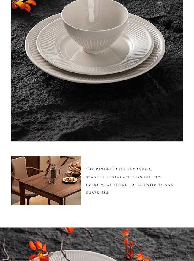 Dinnerware sets plates and bowls sets modern plates, Ceramic Dinnerware Sets - Image 7