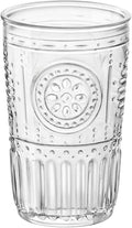 Bormioli Rocco Romantic Set Of 6 Cooler Glasses, 16 Oz. Clear Crystal Glass by Bormioli+Rocco