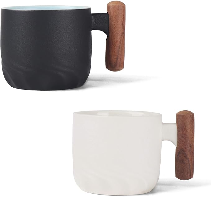 Zurucily 2 oz Ceramic Espresso Cups by zurucily