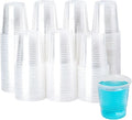 YEEHAW 100 Pack 3 oz Bathroom Plastic Cups, Disposable Mouthwash Cups, Samll Plastic Cup 3 oz for Cold Beverages, Ideal for Party, Tasting and Drinking