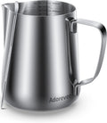 Milk Frothing Pitcher, 32oz Steaming Pitcher Stainless Steel Espresso Machine by Adorever