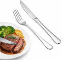 16-Piece Steak Knife and Dinner Fork Set by SANTUO