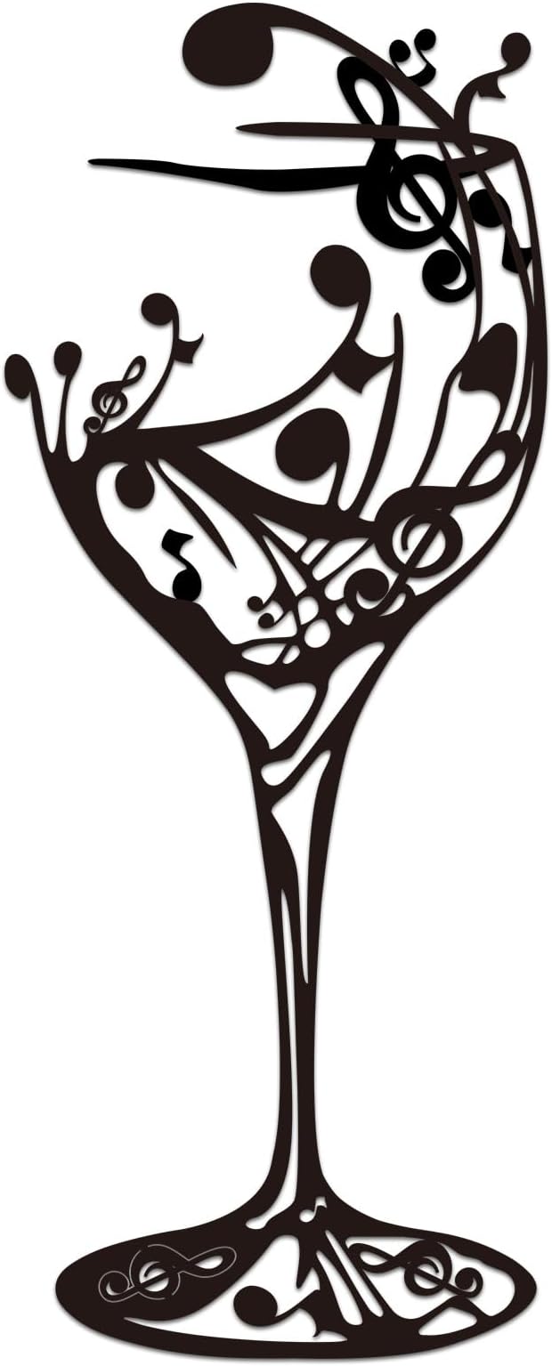 Oubasa Black Metal Wall Art for Kitchen by OubasaMakeYourHomeAmazing