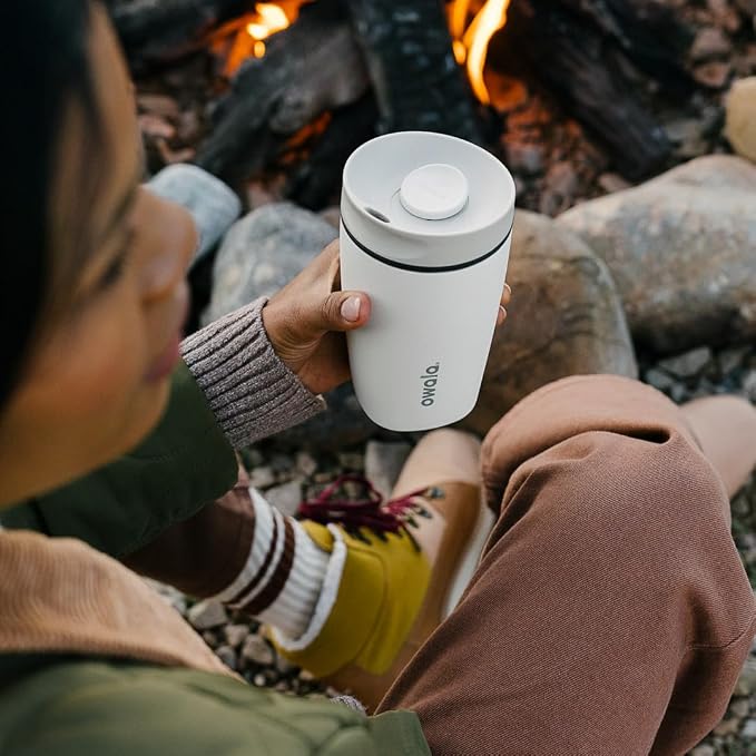 Owala SmoothSip Slider Insulated Stainless Steel Coffee Tumbler, Reusable Iced - Image 7