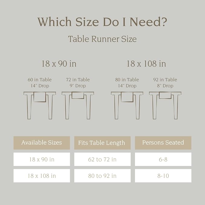 Over&Back 18x90 Natural Fiber Table Runner - Image 5