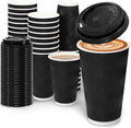 BYSNOW 100 Pack 16 oz Coffee Cups by BYSNOW