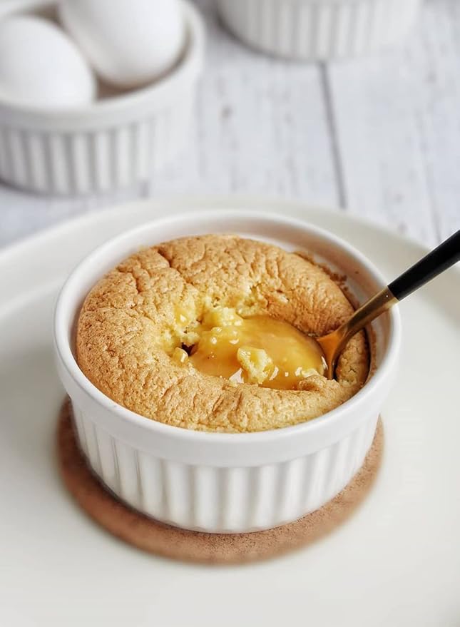 LE TAUCI Ramekins 8 OZ Oven Safe, Creme Brulee Ramekins, Pudding Custard Cups - Image 7