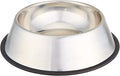 Amazon Basics Stainless Steel Non-Skid Dog Bowl, Dishwasher Safe, Rust Resistant by AmazonBasics