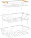 3 Tier Fruit Basket for Kitchen Counter by Unknown