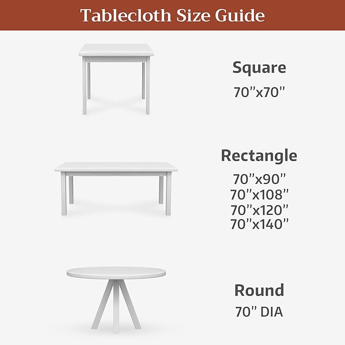 Maison d' Hermine Premium Table Cloth Square Table 100% Combed Cotton 70 x 70 Inches Tablecloth Reusable Decorative for Dining Room, Farmhouse, Home, Party, Festive & Wedding - Society Florals