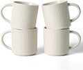 famiware Coffee Mug Set for 4, Star 12 oz Catering Mugs Cup Set by Famiware