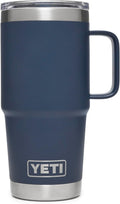 YETI Rambler 20 oz Travel Mug, Stainless Steel, Vacuum Insulated by YETI