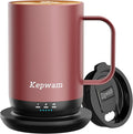 Kepwam Self-Heating Coffee Mug T1, 16oz Rechargeable Heated Coffee Mug by Kepwam