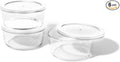 6-Piece Glass Food Storage Containers Set | 4-Cup, Leakproof | Microwave by DuraLiving