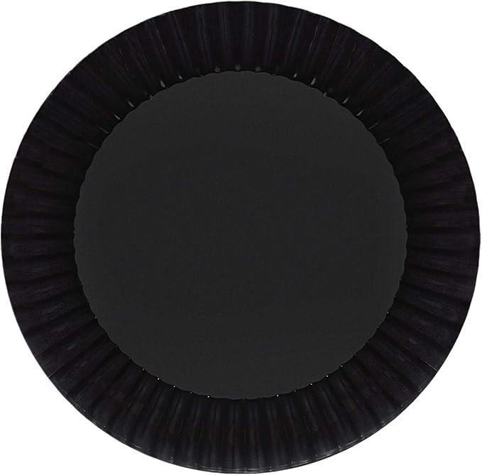 Party Essentials Deluxe Quality Hard Plastic 7.5-Inch Round Party/Salad Plates by PartyEssentials