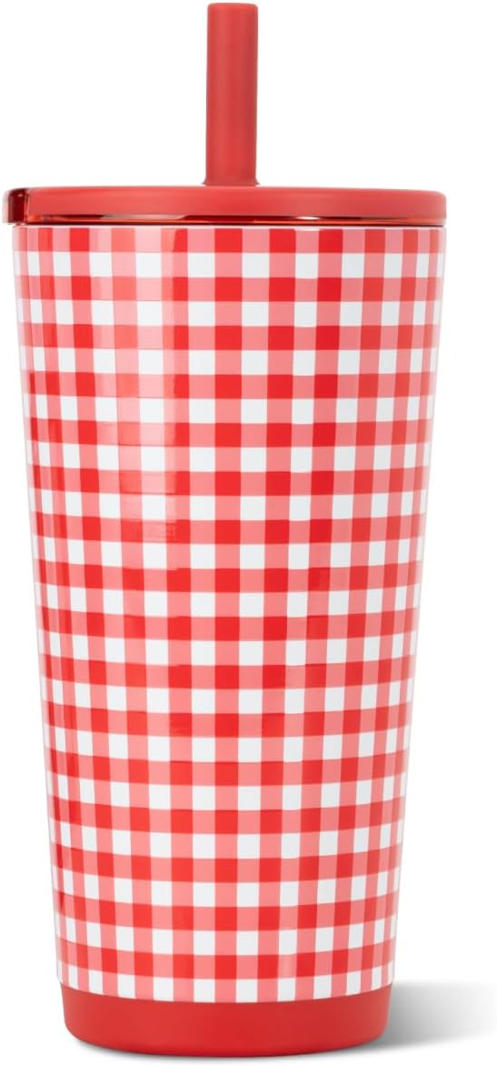 HydroJug Everyday Tumbler 20 oz, Ceramic-Lined Straw Cup, Summer Picnic - Image 2