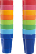 US Acrylic Spectrum Unbreakable Plastic 10 ounce Stackable Juice Tumblers in 8 by USAcrylic