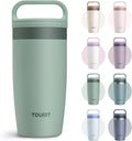 TOURIT Travel Coffee Mug 16 oz, Leakproof 2-Part Lid Tumbler, Insulated by TOURIT