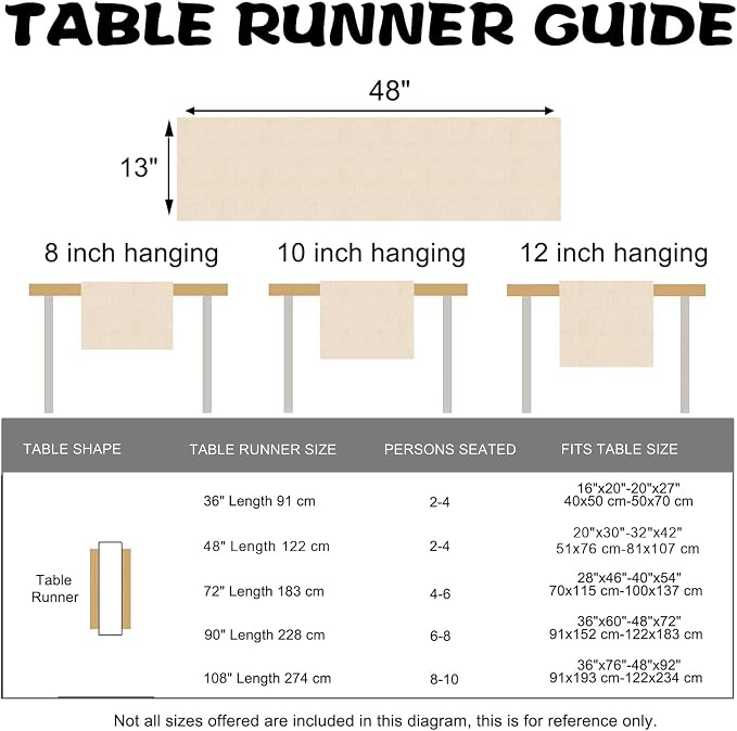 Seliem Halloween Bat Table Runner, Funny Holiday Burlap Home Decoration Indoor - Image 3