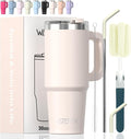 20 oz Tumbler with Handle, Tumbler with Lid and Straw, Double Wall Insulated by Watersy