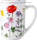 AmorArc Tea Cup With Infuser and Lid, 18oz Loose Leaf Tea Mug With Steeper | by AmorArc