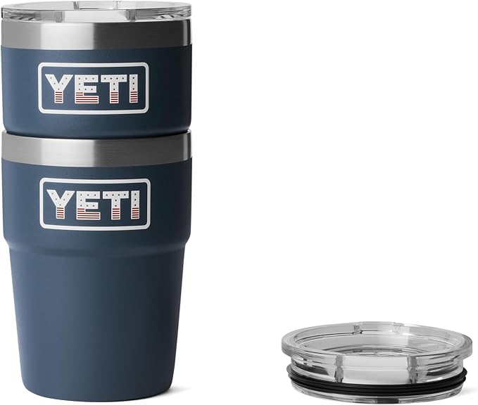YETI Rambler 16 oz Stackable Tumbler, Vacuum Insulated, Stainless Steel - Image 6