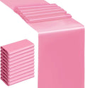 10 Pack Pink Satin Table Runners 12 x 108 Inches by SINSSOWL