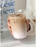 Bear-Shaped Glass Drinking Jar, Ice Cold Beverage Container by Unknown