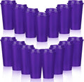 Domensi 15 Pack Reusable Plastic Coffee Cups by Domensi