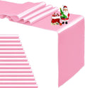 15-Pack Pink Satin Table Runner 12 x 108 Inch Long Fuchsia Bright and Smooth by Pufogu