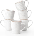 famiware Eden Coffee Mugs Sets of 6, 12 oz Ceramic Stoneware Mug Cup Set | by Famiware