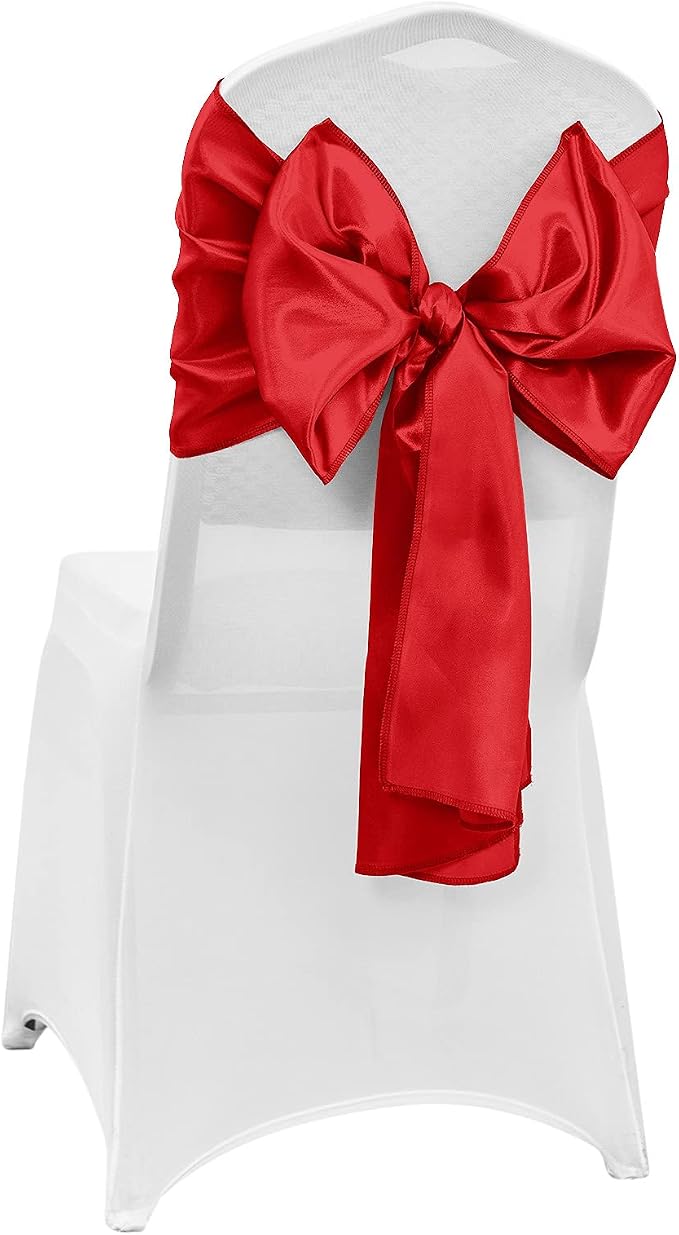 4-Pack Red Satin Table Runner 12 x 108 Inch Long Bright and Smooth Silk Fabric - Image 6