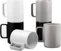 E-liu Large 15 Ounces Porcelain Coffee Mug Tea Mugs Set of 6 | Cups by Creatingwarmandrefinedlifestylekitchenandhomeessentials