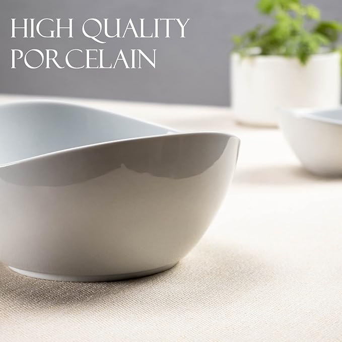 UNICASA Serving Bowls Set, 2 Tier Chip and Dip Bowls with Metal Rack Stand for Fruit, Salad, Candy, Snacks - Ceramic Tiered Appetizer Serving Dishes Food Display Stand for Parties, Kitchen