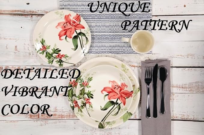 24-Piece Porcelain Dinnerware Set - Image 3