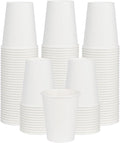 8 oz Coffee Cups 100 Pack, Disposable Paper Cups 8 oz, Hot Beverage Drinking by ECOEXTRA