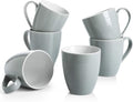 DOWAN Coffee Mugs, 17 Oz Coffee Mug Set of 6, Corrugated Tea Mugs by DOWAN