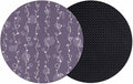 Vintage Lines Coasters Set of 2, Non-Slip Cup Coaster Mat by PIEPLE