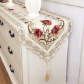 Vintage European Flower Lace Table Runner, Arzoe Elegant Runners Cabinet Dining by Arzoe