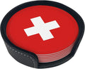 Swiss Flag Coasters for Drinks by Unknown