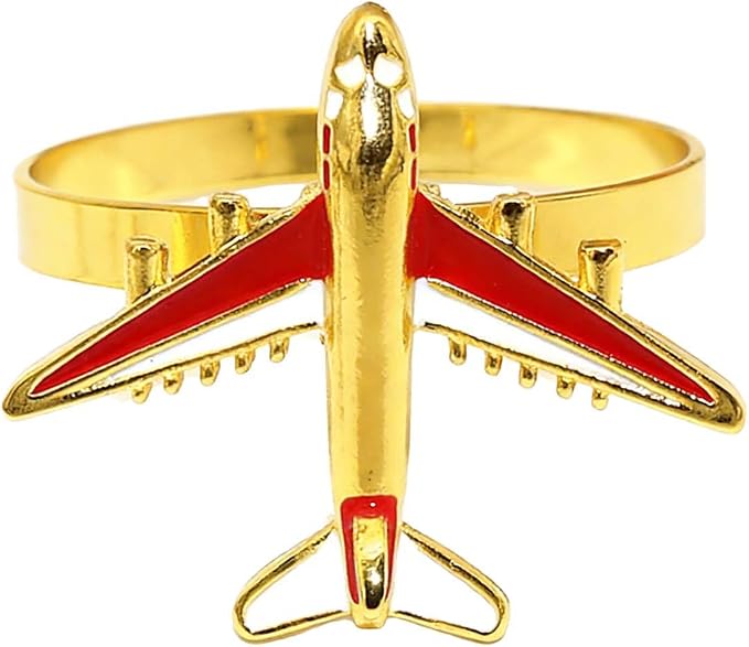 Airplane Napkin Rings Set of 12 - Image 8